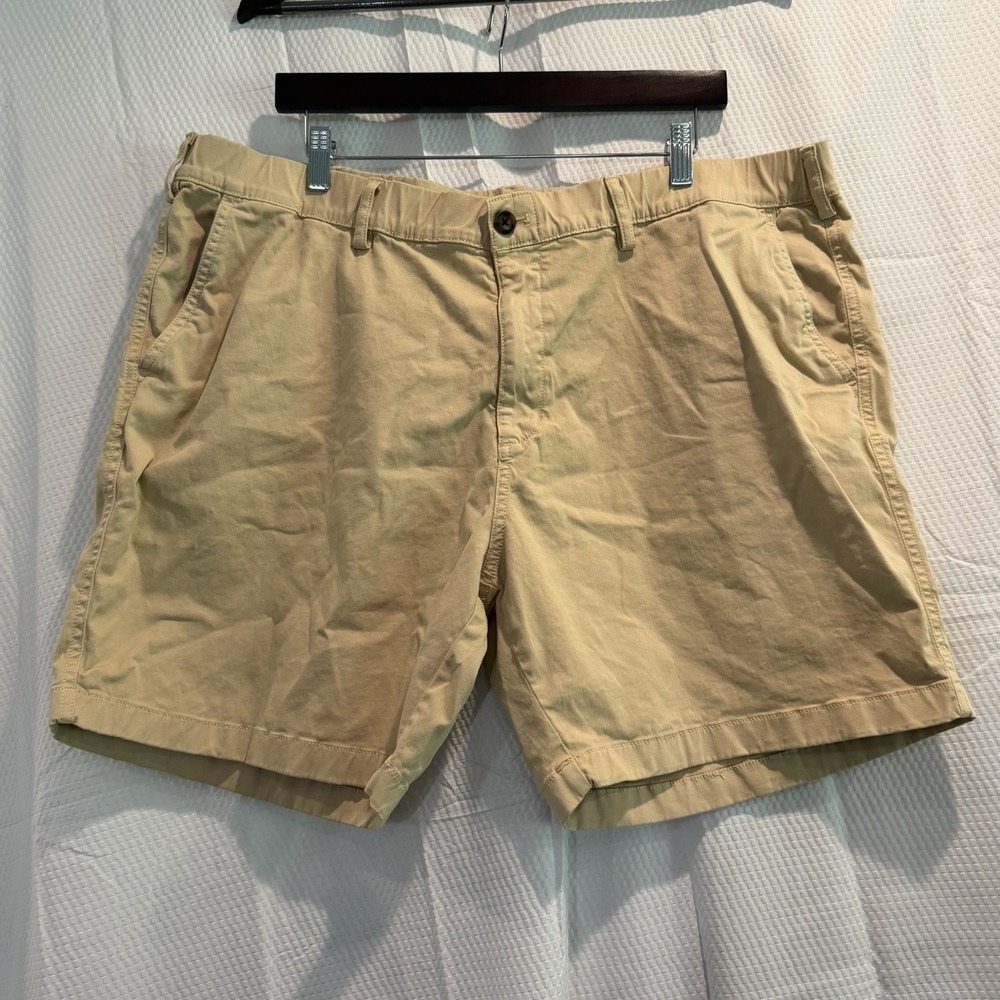 Bear Bottom Shorts Mens XXXL 3X Khaki 7" Comfort Stretch Casual RN141334